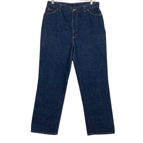 Original 80s Vintage Chic by H.I.S. High Waist Straight Leg Jeans - Picture 1 of 9